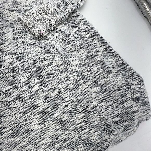 Anthropologie Saturday Sunday Mercer Blue Gray Knit Sweater Swing Dress Small - Picture 2 of 5